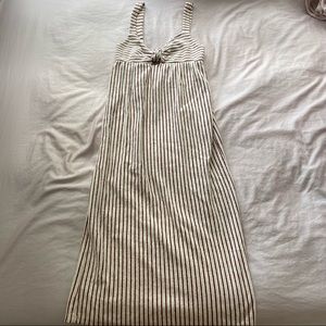Zara Trafaluc Red Striped Maxi Dress—US S